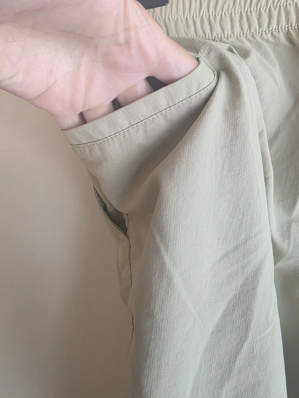 The North Face Men's Khaki Nylon Hiking Shorts Size Medium